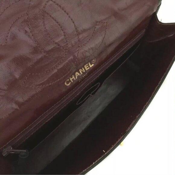 Vintage Chanel Limited Paris Edition Double Flap Diana with 24k Gold Hardware - Picture 8 of 10